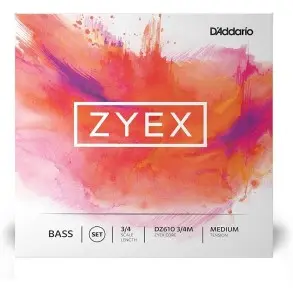 Encordado Daddario Dz610 3/4m P/contrabajo 3/4 Zyex Medium