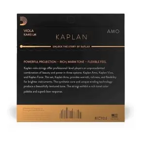 Encordado Daddario Ka410 Lm Viola 4/4 Kaplan Amo Medium Ls