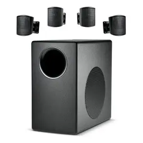 Pack Sistema Audio Jbl C50pack Bafles 1 Sub + 4 Satélites Negros