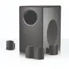 Pack Sistema Audio Jbl C50pack Bafles 1 Sub + 4 Satélites Negros