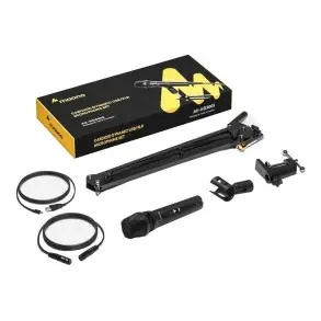 Micrófono Dinamico XLR USB + Brazo Mesa + Cables Maono Hd300s Kit De Radio