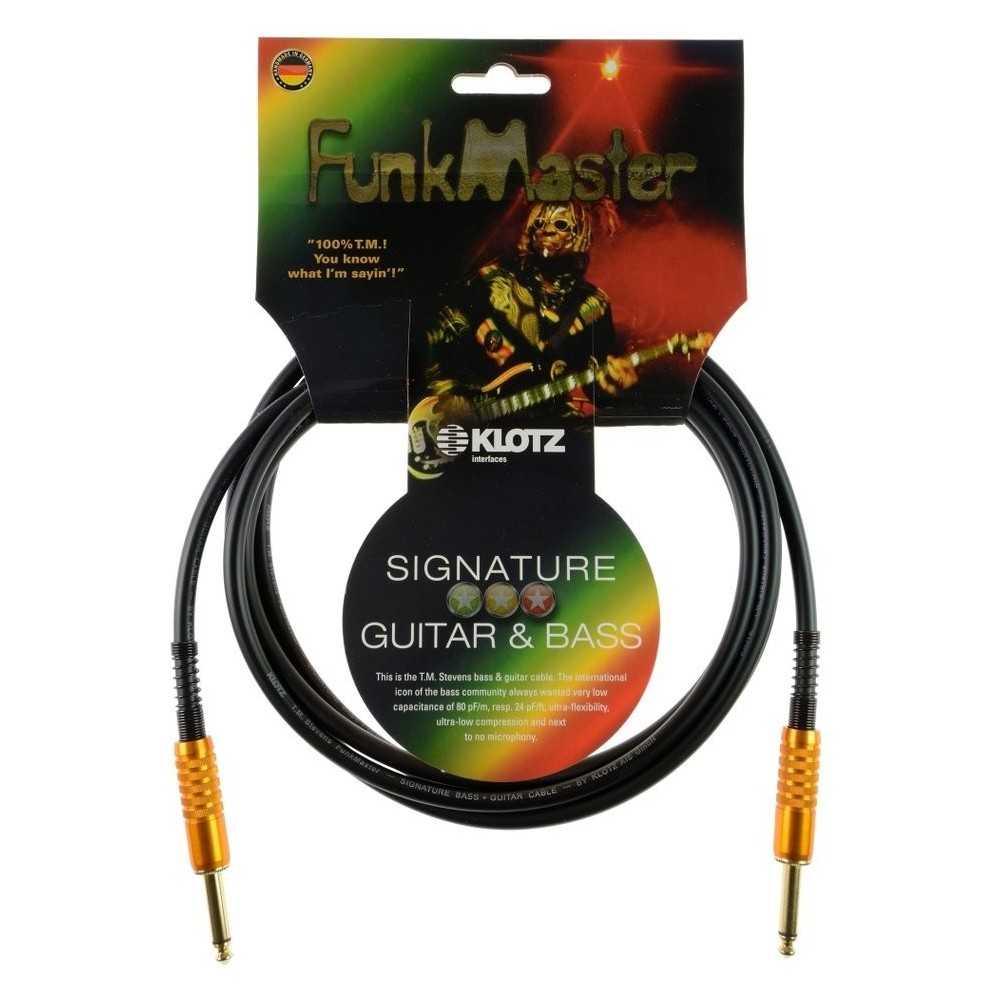 Cable Klotz Plug P/instrumento De 6 Mt Funk Master Tm0600