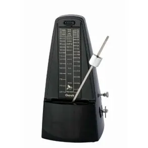 Cherub Wsm-330 - Metronomo Piramidal Mecanismo A La Vista WSM-330 BLACK