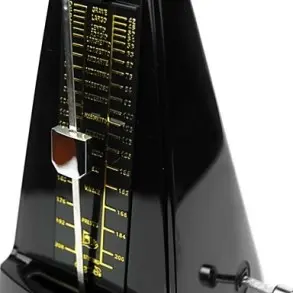 Cherub Wsm-330 - Metronomo Piramidal Mecanismo A La Vista WSM-330 BLACK