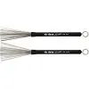 Escobillas Vic Firth Mango Goma Negro Modelo Russ Miller
