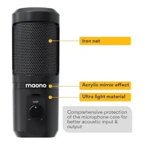 Microfono Condenser Usb + Accesorios Maono Au-pm461tr