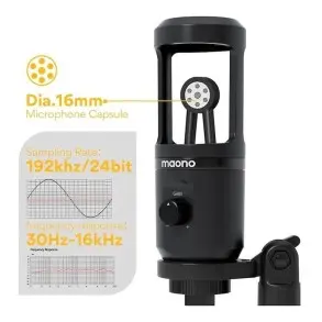 Microfono Condenser Usb + Accesorios Maono Au-pm461tr