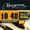 Encordado Guitarra Acustica Bronce 85/15 Magma Ga120b85