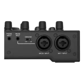 Mixer Usb Consola 2 Canales Xlr Maono Au-am100 Streaminng