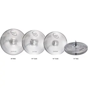 Set Platillos De Practica Sabian 14" 16" 18" 20" Qtpc504