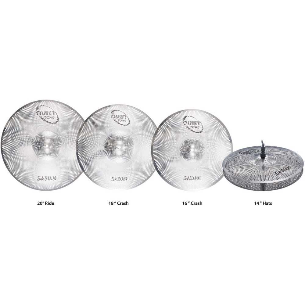 Set Platillos De Practica Sabian 14" 16" 18" 20" Qtpc504