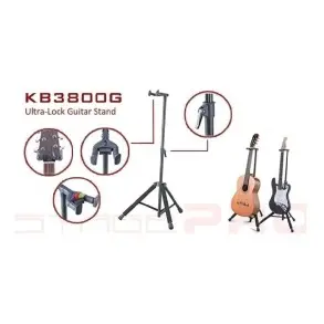 Soporte De Guitarra Con Traba Automatica Hamilton Kb3800g