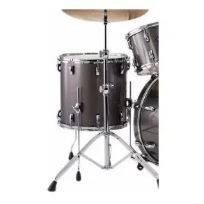 Tom De Piso Pearl Vision Birch De 14x14 Color Graphite | Cuerpo Suelto | Tom Flotante - Chancha
