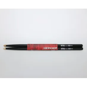 Baqueta Palillo Bateria Wincent Negro 5b Hickory W-5bcb