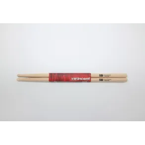 Baqueta Palillo Wincent 5b Punta Redonda Hickory W-5brt