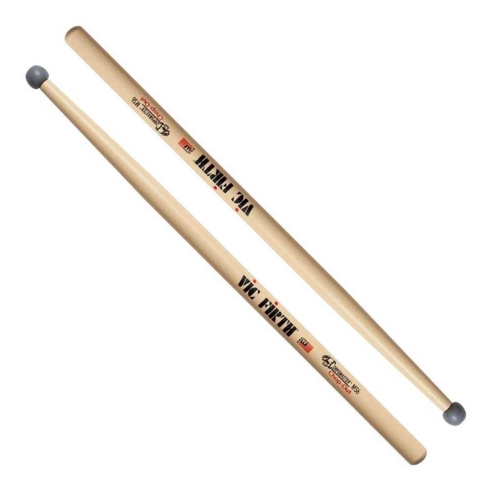 Palillos Vic Firth Corpsmaster Chop-out Punta Goma MS6CO