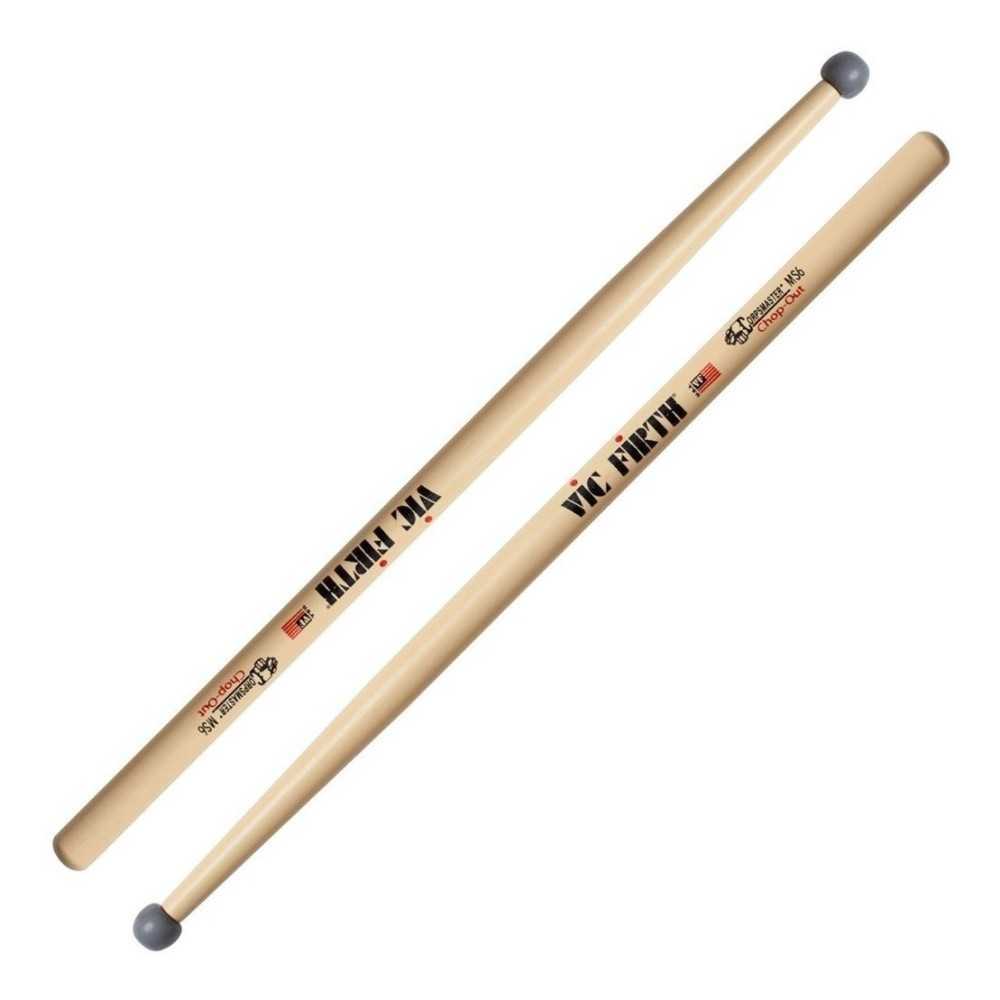 Palillos Vic Firth Corpsmaster Chop-out Punta Goma MS6CO