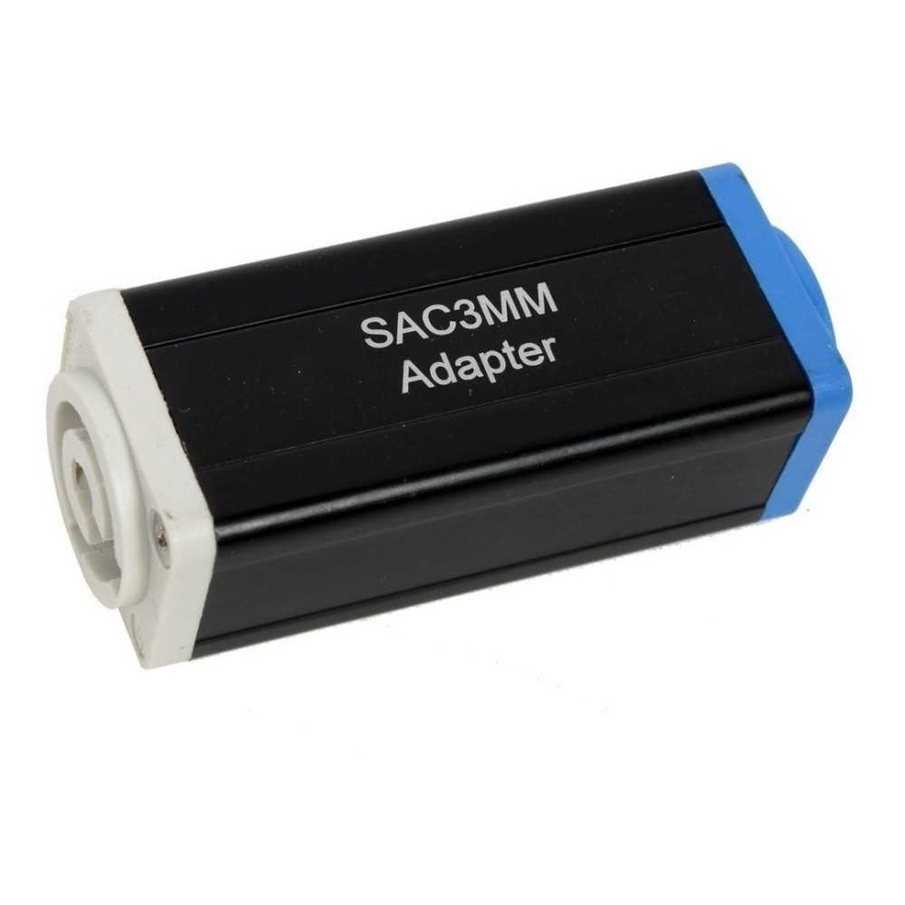 Seetronic Sac3mm - Prolongador De Powercon Azul A Blanco
