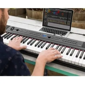 Piano Artesia de 88 Teclas Semipesadas Pe88wbk