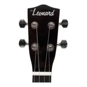 Ukelele Soprano Leonard Uk15 Sparkle Brillante Con Funda UK15SBK