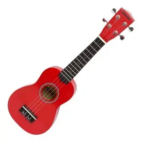 Ukelele Soprano Leonard Uk15 Sparkle Brillante Con Funda UK15SRD