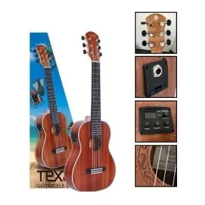 Guitarlele Electroacustico Texas Ug30-300 Ukelele Nylon