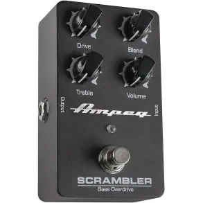 Pedal Overdrive Analog Ampeg Scrambler Bajo True Bypass