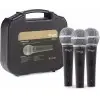 Set De Microfonos Stagg X 3 Dinámicos C/ Estuche Rigido