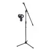 Soporte De Microfono Tipo Jirafa + Pipeta Stagg Misq22