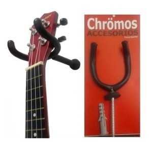 Soporte De Pared Para Guitarra Ukelele Charango Con Tarugo Chromo