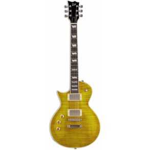 Guitarra Eléctrica Esp Ltd Les Paul Ec256 Zurda Color Lemon Drop