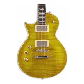 Guitarra Eléctrica Esp Ltd Les Paul Ec256 Zurda Color Lemon Drop