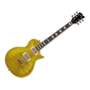 Guitarra Eléctrica Esp Ltd Les Paul Ec256 Zurda Color Lemon Drop