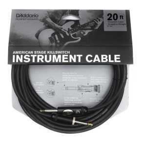 Cable Plug Plug Daddario Pw-amsk-20 Angular 6,5 Metros