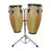 Congas De Madera Con Soporte 11 Y 12 Thunder Jbsh2-1zj
