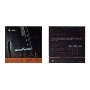 Encordado Para Cello Daddario 4/4 Kaplan Tension Media