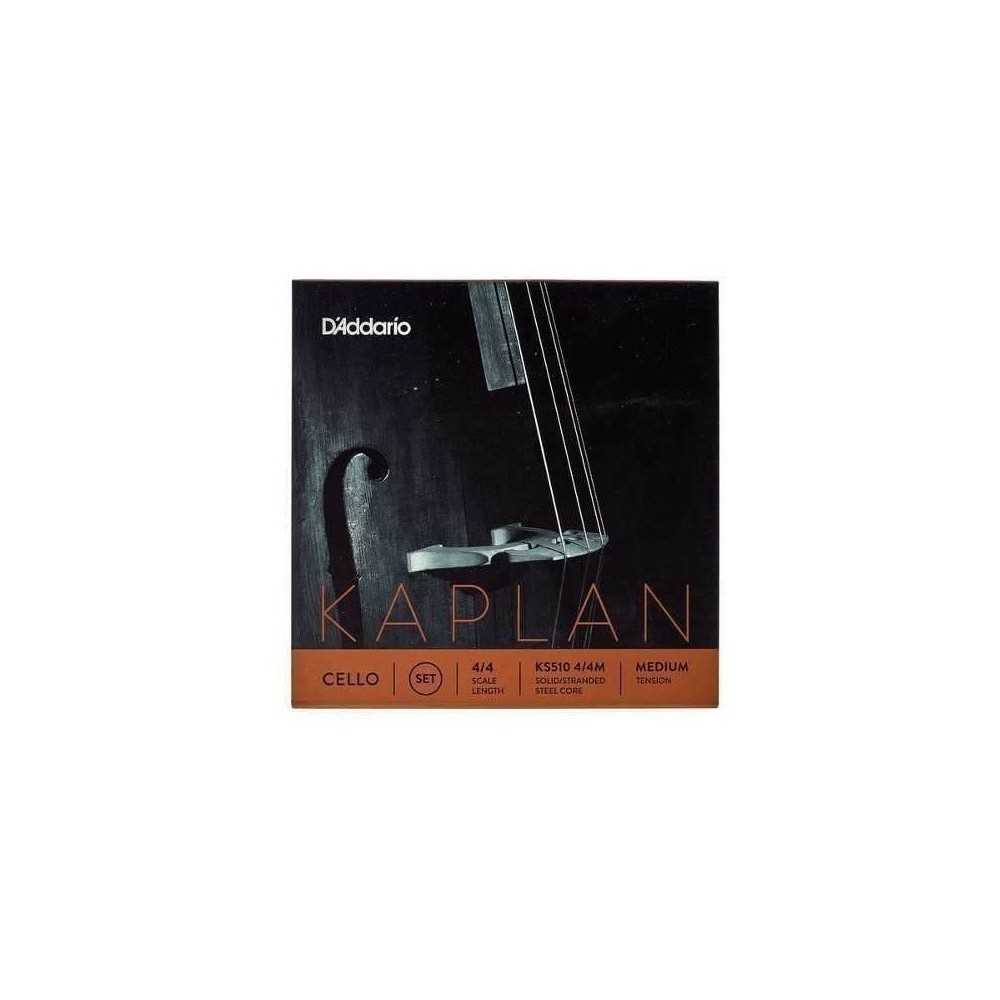Encordado Para Cello Daddario 4/4 Kaplan Tension Media