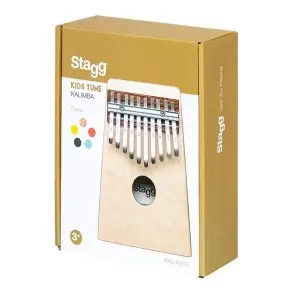 Kalimba De Madera Con 10 Notas Stagg Kalikid10 Colores KALIKID10BK