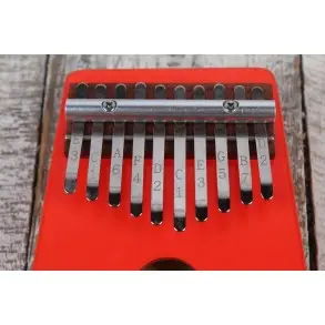 Kalimba De Madera Con 10 Notas Stagg Kalikid10 Colores KALIKID10RD