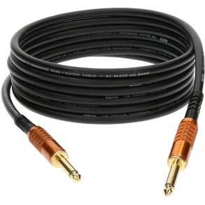 Klotz Tm0300 - Cable Plug P/instrumento 3 Mts. F. Gold