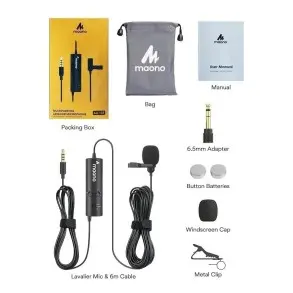 Micrófono Corbatero Para Celular O Camara Maono Au-103
