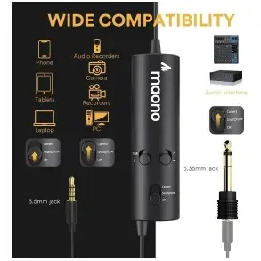 Micrófono Corbatero Para Celular O Camara Maono Au-103