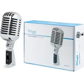 Microfono Stagg Vintage - Dinámico Cardioide Sdmp40cr