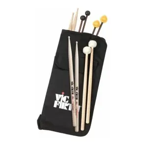Pack Vic Firth Palillos - Mazo - Estuche - Llavero EP2