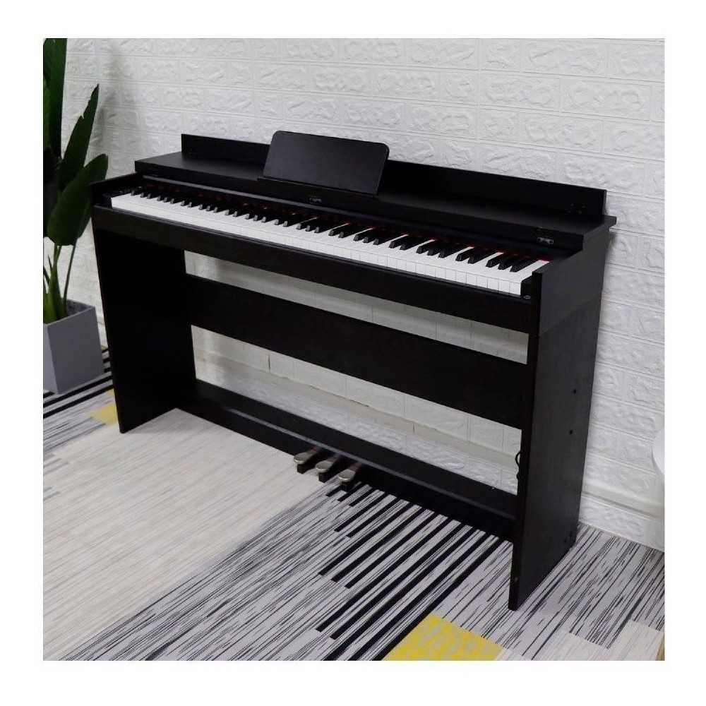 Piano Digital 88 Teclas Con Mueble Blanth Bl8812 Black