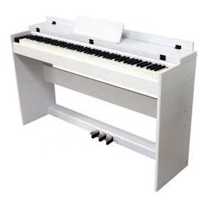 Piano Digital 88 Teclas Con Mueble Blanth Bl8812 Blanco