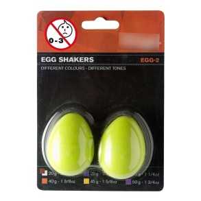 Shakers Stagg Huevos Ritmicos Par Color Verde De 35 Gr