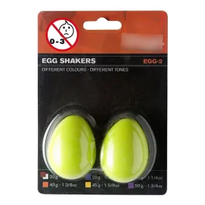 Shakers Stagg Huevos Ritmicos Par Color Verde De 35 Gr