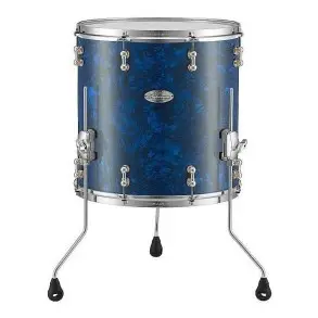Tom De Piso Pearl Referense De 14x14 | Cuerpo Suelto | Tom Flotante - Chancha | Color Blue Abalone