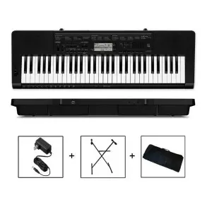 Combo Teclado Casio Ctk3500 + Funda + Soport + Fuente